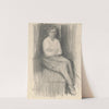 Study of a Seated Woman with Crossed Arms by Eduard Putra