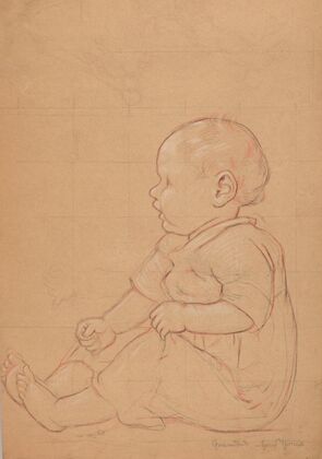 Study of a Sitting Child (1908)