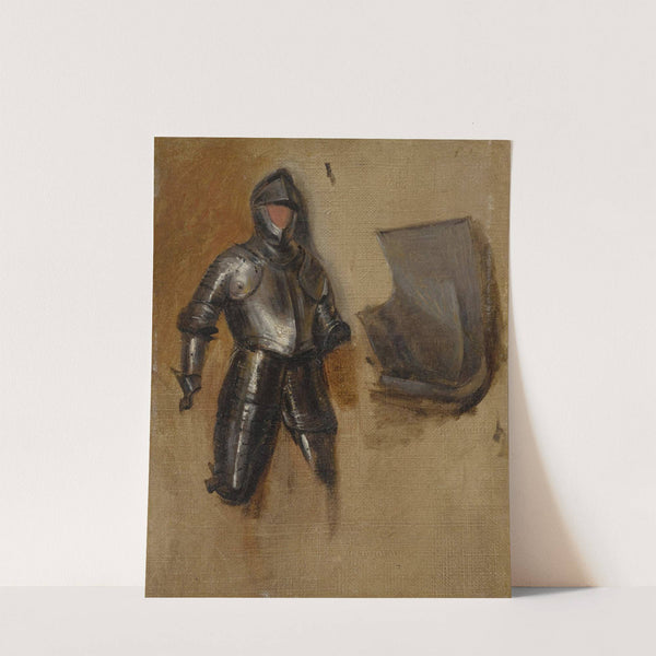 Study of a sixteenth-century half suit of armor by Richard Parkes Bonington