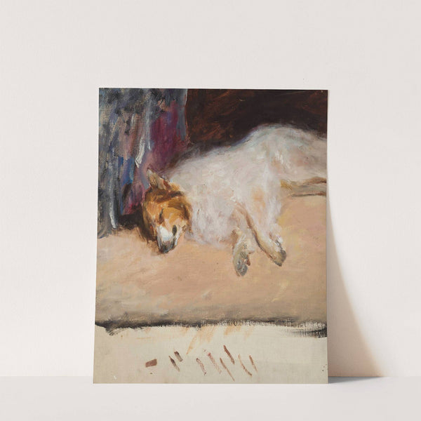 Study of a sleeping dog for the “Portrait of Prince Golitsyn” by Jan Ciągliński
