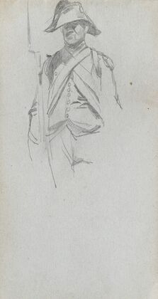 Study of a Soldier (1860s)