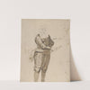 Study of a Standing Commander Holding a Staff (early 17th–mid 17th century) by Cornelis Schut