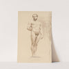 Study of a standing man by Jozef Hanula