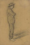 Study of a Standing Man in a Hat