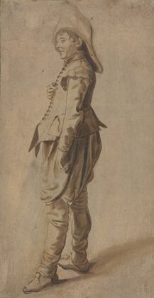 Study of a Standing Youth in a Hat