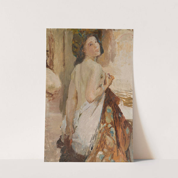 Study of a streetwalker for the painting “East” (1910) by Jan Ciągliński