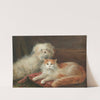 Study of a Terrier and a Cat by Henry Maurice Page