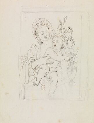 Study of a Woman and Child
