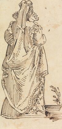 Study of a Woman, at Rear View
