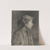 Study of a Woman in Profile by Eduard Putra
