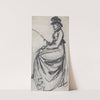 Study of a Woman Seated on a Horse by Julius Caesar Ibbetson