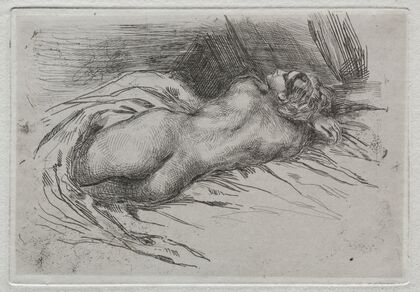 Study of a Woman Seen from the Back (1833)