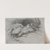 Study of a Woman Seen from the Back (1833) by Eugène Delacroix