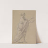 Study of a Woman Walking to the Right (1808–62) by Friedrich Wilhelm Schadow