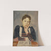 Study of a woman with a supported hand (1890–1900) by Aurel Ballo