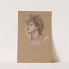 Study of a woman’s head by Evelyn De Morgan
