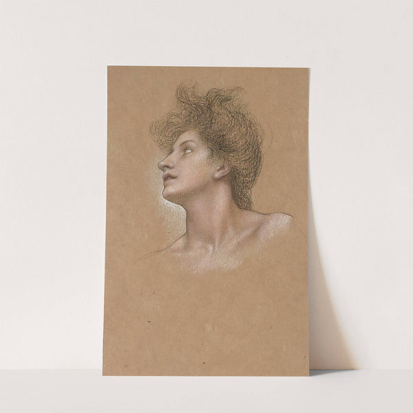 Study of a woman’s head by Evelyn De Morgan