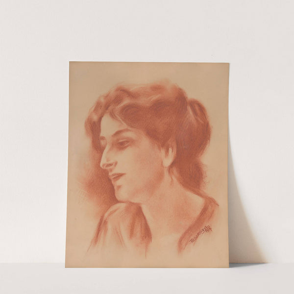 Study of a woman&#039;s head by Ladislav Treskoň
