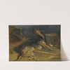 Study Of A Wounded Hound, From Walter Scott&#039;s The Talisman by Sir Edwin Henry Landseer