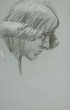 Study of a young man’s face, in profile (1986)