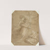 Study of an Angel and of Drapery by Innocenzo da Imola