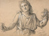 Study of an angel for ‘Le Rosaire’ (1880)
