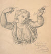 Study of an angel for ‘Le Rosaire’ (1880)