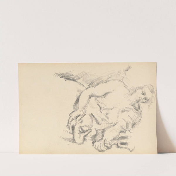 Study of an Angel in Rubens’ ‘The Prophet Elijah’ (1892-1895) by Paul Cézanne