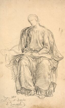Study of an evangelist (1859)