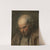 Study Of An Old Man, Head And Shoulders by Jean-Baptiste Greuze