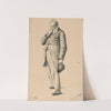 Study of an Old Man Standing I. by Teodor Zemplényi