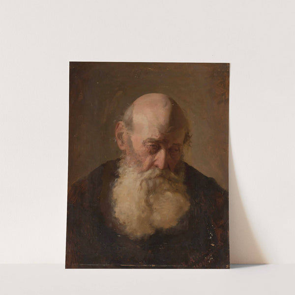 Study of an old man’s head (1904) by Kazimierz Alchimowicz