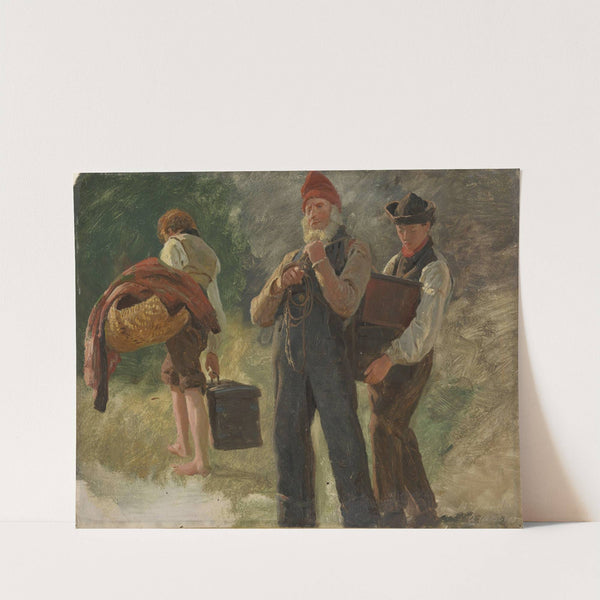 Study of carrying Farmers by Anders Askevold