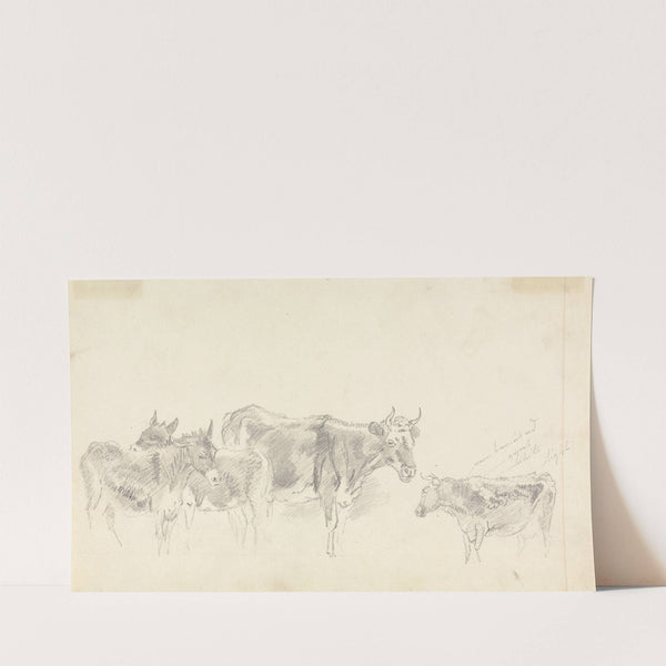 Study of Cattle and Donkeys by Sawrey Gilpin
