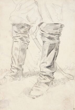 Study of Cavalry Officer’s Boots