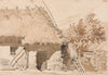 Study of Cottage with Thatched Roof