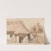 Study of Cottage with Thatched Roof by Friedrich Carl von Scheidlin