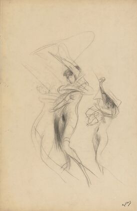 Study of Dancing Nudes