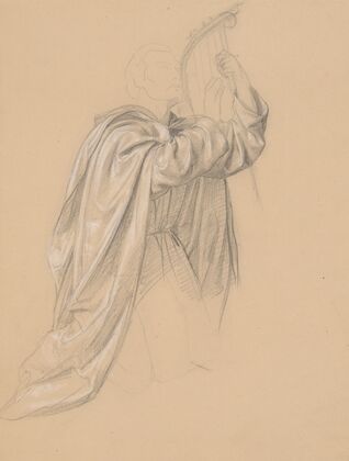 Study of David’s robes for the painting ‘The Immaculate Conception of the Blessed Virgin Mary’