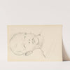 Study of Desiderio da Settignano’s ‘Bust of a Child’ (c. 1895) by Paul Cézanne
