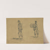 Study of drummer boys on the march by Edwin Forbes
