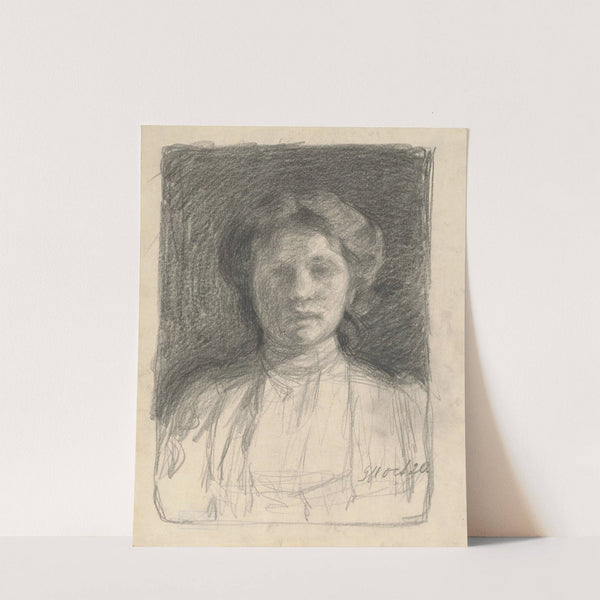 Study of Female Head by Eduard Putra
