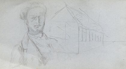 Study of Figure, Building (1860s)
