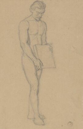 Study of figures for the painting ‘Queen Jadwiga’s Oath’