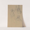 Study of figures for the painting &#039;Queen Jadwiga&#039;s Oath&#039; by Józef Simmler