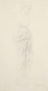 Study of Fortune for ‘The Wheel of Fortune’ (1876)