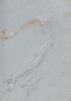 Study of hands and arms