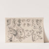 Study of Heads by Peter Paul Rubens