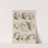 Study of Heads by Peter Paul Rubens