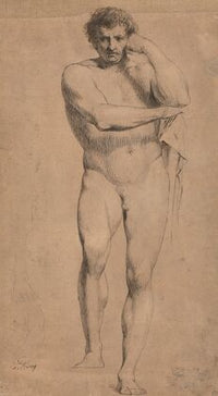Study of Hercules for ‘Crowning the Victors at Olympia’